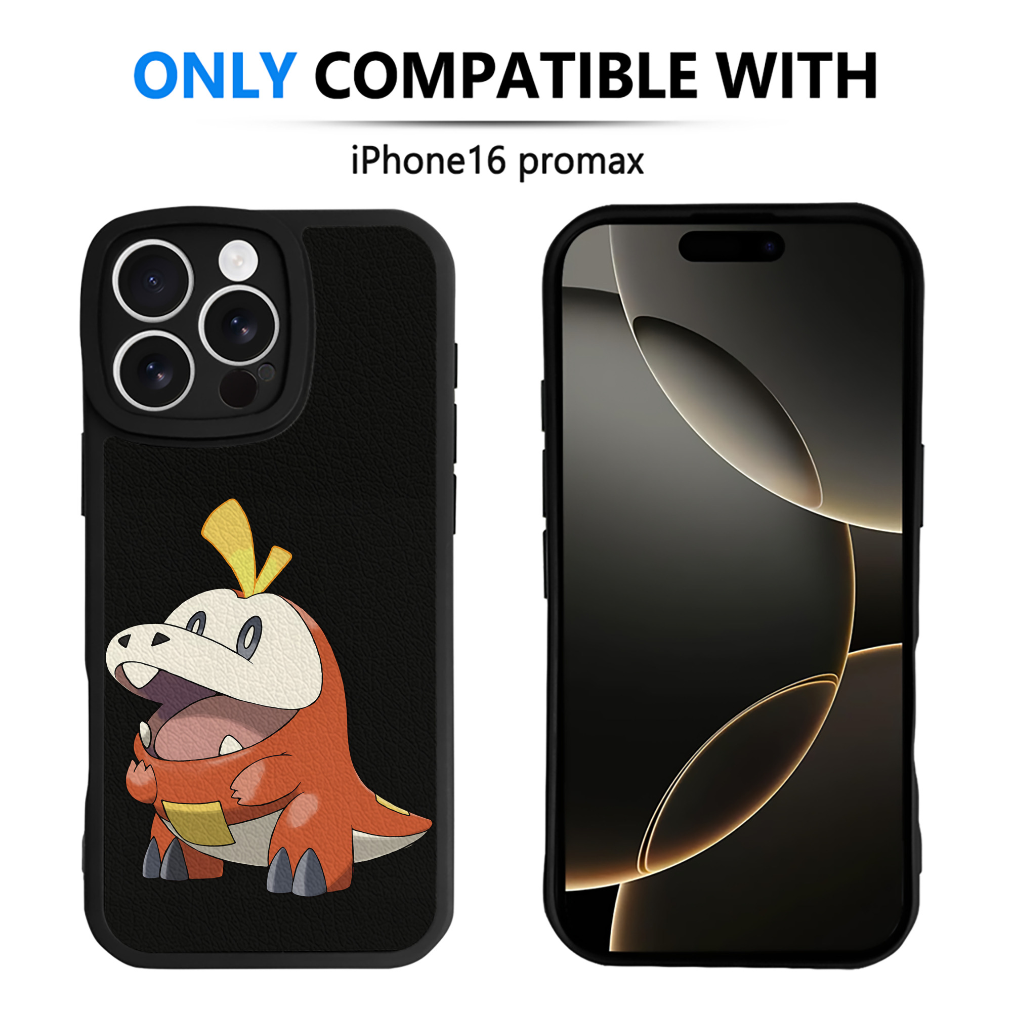 （画像用） ポケットモンスター Pokémon 【iPhone 16シリーズ対応】シリコンスマホケース（レザー調） 材質：シリコン